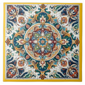 sizilianisches Muster Fliese (Vorderseite)