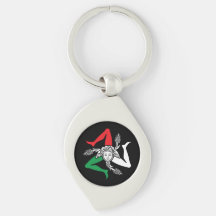 Sizilianisches Trinacria Medusa Emblem Italienisch