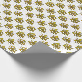 Sizilianisches Trinacria und Ihre Farbe Geschenkpapier (Ecke)