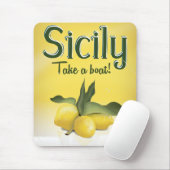 Sizilianisches Zitronenmotiv Mousepad (Mit Mouse)