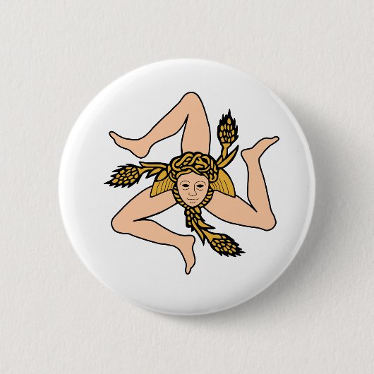 Sizilien Button (Vorderseite)