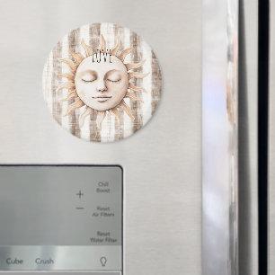 Sizilien Creme Rustikale Creme Sonnenstreifen Magnet