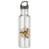 Sizilien Edelstahlflasche (Vorderseite)