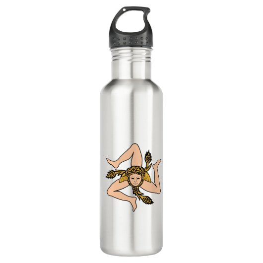 Sizilien Edelstahlflasche (Vorderseite)