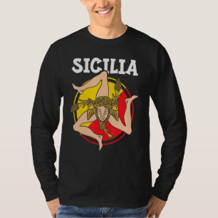 Sizilien Flagge Sizilien Palermo Italien 1 T-Shirt
