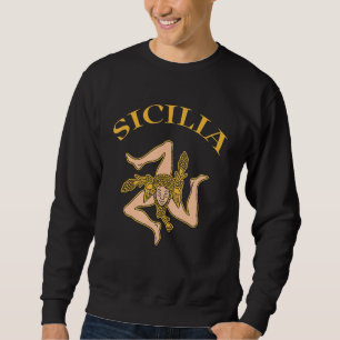 Sizilien Flagge Sizilien Palermo Italien 3 Sweatshirt