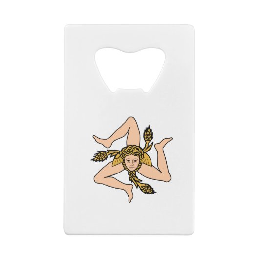 Sizilien Geldbeutel Flaschenöffner (Rückseite)