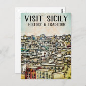 Sizilien - GESCHICHTE & TRADITION Postkarte (Vorne/Hinten)