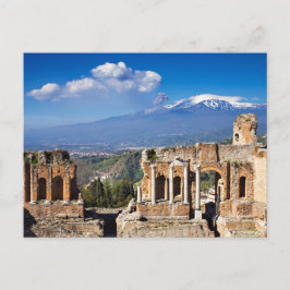 Sizilien - Griechisches Theater Taormina Postkarte