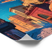 Sizilien - Italien Art Vintage Poster (Ecke)