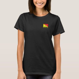 SIZILIEN ITALIEN FLAGGE SICILIA PALERMO TRISKELION T-Shirt