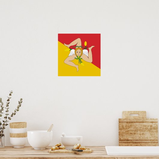 Sizilien, Italien Poster (Küche)