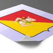 Sizilien, Italien Poster (Ecke)