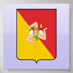 Sizilien, Italien Poster