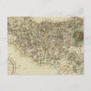 Sizilien, Italien Postkarte