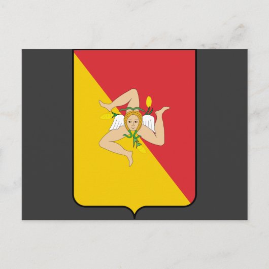 Sizilien, Italien Postkarte (Vorderseite)