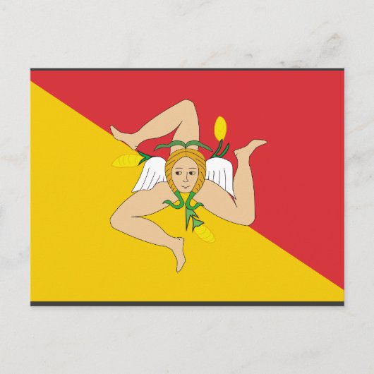 Sizilien, Italien Postkarte (Vorderseite)