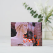 Sizilien - Italien Postkarte (Stehend Vorderseite)