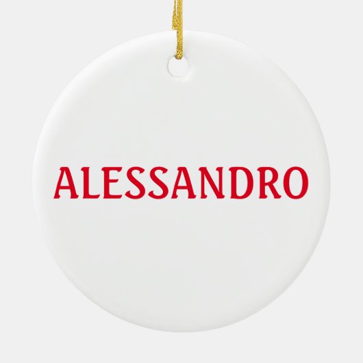 Sizilien Italien Yin Yang Weihnachtsschmuck (Hinten)