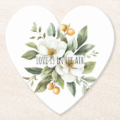 Sizilien Italienisch Rustikal Blaue Streifen Braut Untersetzer (Vorderseite)