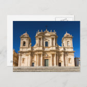 Sizilien - Kathedrale Noto Postkarte (Vorne/Hinten)