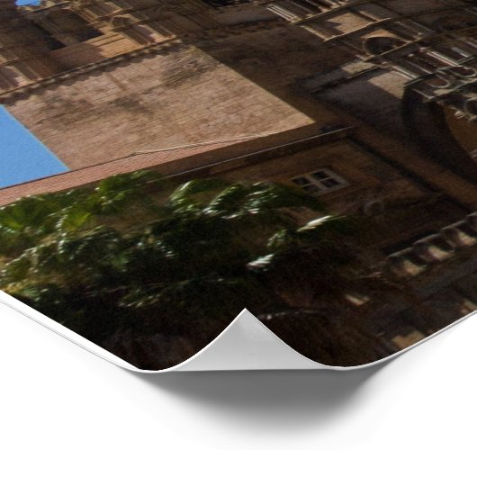 Sizilien - Kathedrale von Palermo Poster (Ecke)