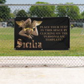 Sizilien-Kommerzielles Zeichen-Banner (personalisi Banner (Insitu)