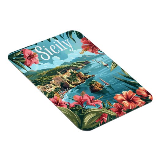 Sizilien Magnet (Rechte Seite)