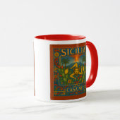 Sizilien Mein Zuhause Tasse (VorderseiteRechts)