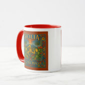 Sizilien Mein Zuhause Tasse (Vorderseite Links)