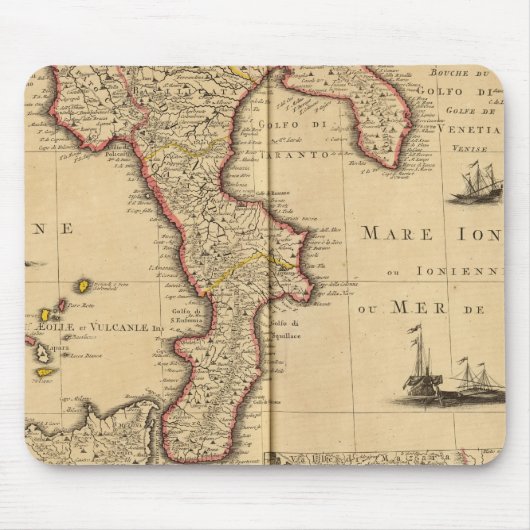 Sizilien Mousepad (Vorne)