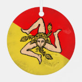 Sizilien Ornament Aus Metall (Rückseite)