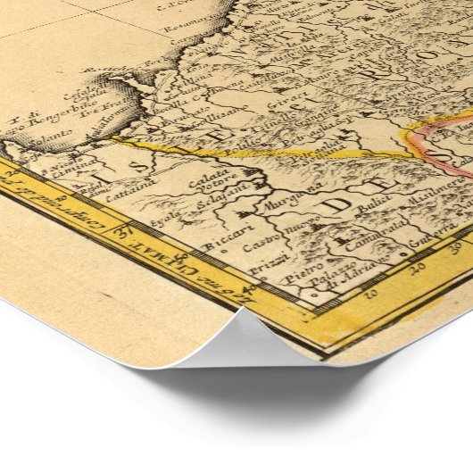 Sizilien Poster (Ecke)