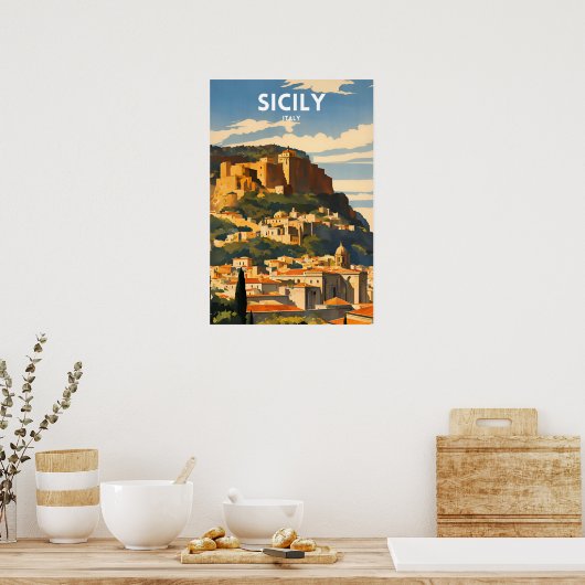 Sizilien Poster (Küche)
