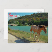 Sizilien Postkarte (Vorne/Hinten)