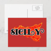 Sizilien Postkarte (Vorne/Hinten)