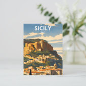 Sizilien Postkarte (Stehend Vorderseite)