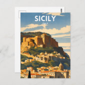 Sizilien Postkarte (Vorne/Hinten)