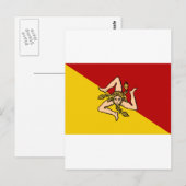 Sizilien Postkarte (Vorne/Hinten)