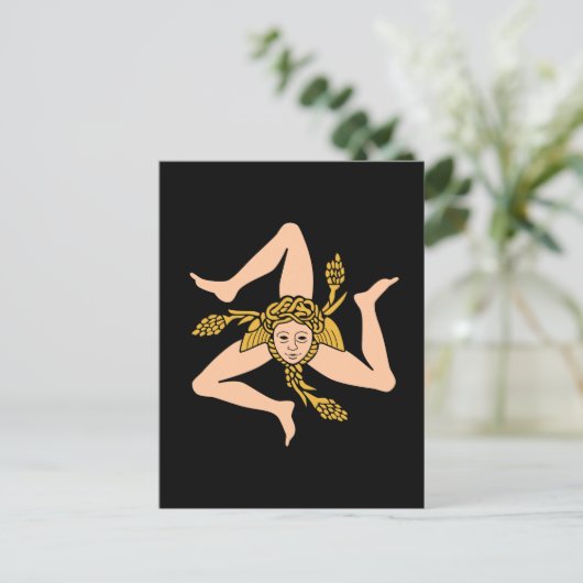 Sizilien Postkarte (Stehend Vorderseite)