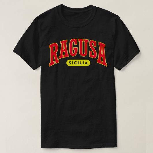 Sizilien Pride University Style Catania T-Shirt (Design vorne)