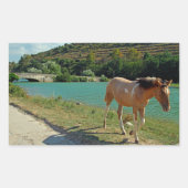 Sizilien Rechteckiger Aufkleber (Vorderseite)