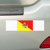 Sizilien-Regionsflaggenitalien sicilia Landkreis Autoaufkleber (Auf Auto)