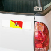 Sizilien-Regionsflaggenitalien sicilia Landkreis Autoaufkleber (Auf Lkw)