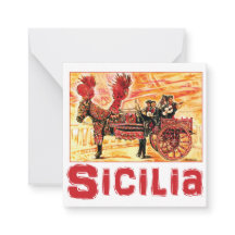 Sizilien Reiseplaner Wohnung Notecard - Sizilien K