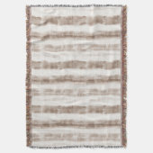 Sizilien Rustikal Braun Gestreift Decke (Vorderseite Vertikal)