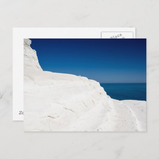 Sizilien - Scala dei Turchi Postkarte (Vorne/Hinten)