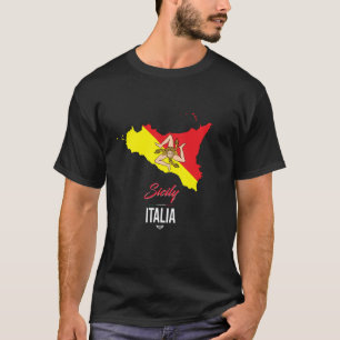 Sizilien Schild Ich liebe Sizilien, Sizilien Itali T-Shirt