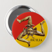 Sizilien (Sizilien) Button (Vorne & Hinten)