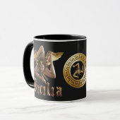 Sizilien / Sizilien Trinacria Medusa Geschenk Tass Tasse (Vorderseite Links)